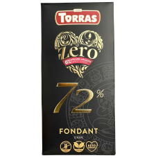 Шоколад чорний без цукру 72% Dark Chocolate Torras 125g