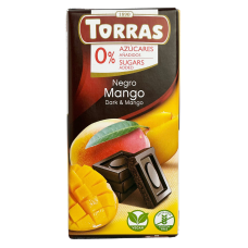 Шоколад темний без цукру з манго Dark & Mango Torras 75g
