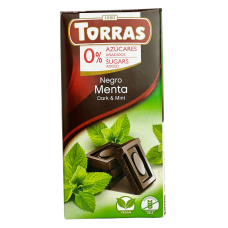 Шоколад темний без цукру з м’ятою Dark & Mint Torras 75g