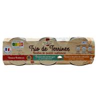 3 Terrines de Pate набір паштетів Le Terrines du Bocage 3x180 g