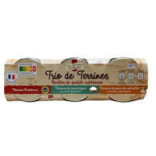 3 Terrines de Pate набір паштетів Le Terrines du Bocage 3x180 g