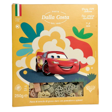 Макарони у формі машинок Pasta con pomodori e spinaci Dalla Costa