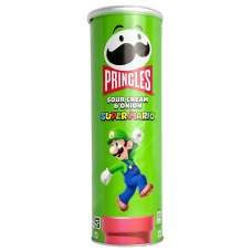 Картопляні чіпси Pringles Sour cream & onion зі смаком сметани та цибулі 165g
