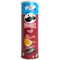 Картопляні чіпси Pringles Bacon зі смаком бекону 165g