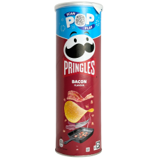 Картопляні чіпси Pringles Bacon зі смаком бекону 165g