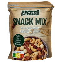 Мікс горіхів з макадамія Snack Mix Alesto 200g