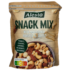 Мікс горіхів з макадамія Snack Mix Alesto 200g