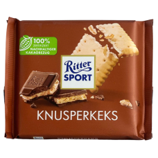 Шоколад Ritter Sport Knusperkeks молочний з печивом