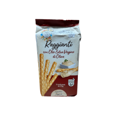 Хлібні палички з оливковою олією Raggianti con Olio Extravergine di Oliva Mulino Bianco Barilla 230g