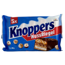 Вафельні батончики Кнопперс NussRiegel Knoppers 5 штук Storck