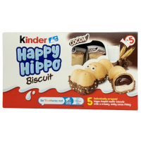 Батончики Kinder Happy Hippo з какао-кремом 5 штук Ferrero