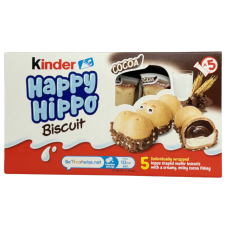 Батончики Kinder Happy Hippo з какао-кремом 5 штук Ferrero