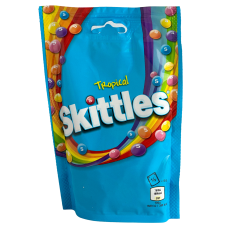 Жувальні цукерки зі смаком тропічни фруктів Tropical Skittles  136g