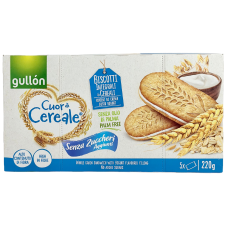 Цільнозернове печиво з йогуртом без цукру 5 порцій Gullon 220g