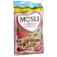 Мюслі з малиновими кранчами Musli Raspberry Crunchy Bona Vita 700g