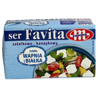 Сир Фета жирний 18g ser Favita Mlekovita