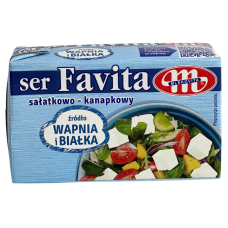 Сир Фета жирний 18g ser Favita Mlekovita
