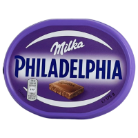 Крем-сир Філадельфія з Мілка Philadelphia Milka 175g
