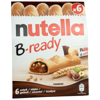 Батончики Нутелла 6 штук Nutella B-ready Ferrero