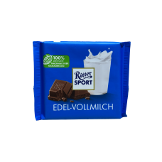 Шоколад молочний Edel Vollmilch Ritter Sport 100g
