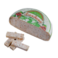 Сир Гауда молодий козячий з різнотрав'ям 50% Ландана Landana