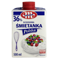 Вершки Smietanka 36% Mlekovita 500ml