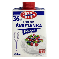 Вершки Smietanka 36% Mlekovita 500ml