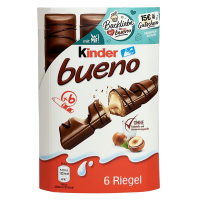 Батончики Буено з молочного шоколаду Kinder Bueno 6 штук
