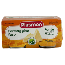 Дитяче пюре плавлений сир Plasmon Formaggino Fuso від 4 місяців