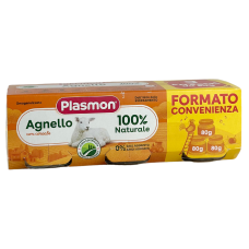Дитяче пюре з ягня Plasmon Agnello від 6 місяців 3*80g