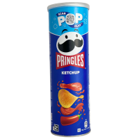 Картопляні чіпси Pringles Ketchup зі смаком кетчупу 165g