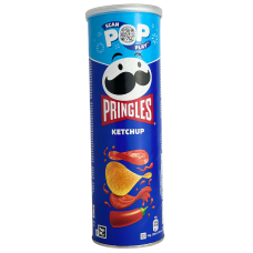 Картопляні чіпси Pringles Ketchup зі смаком кетчупу 165g