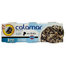 Кальмар у власному чорнилі Hacendado Calamar en tinta 3*80g