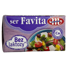 Сир Фета жирний 18g без лактози ser Favita Mlekovita