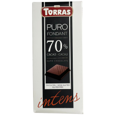 Чорний шоколад 70%  Puro fondant Torras 200 g