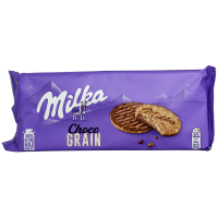 Печиво Мілка з цільнозернового борошна в шоколаді Milka Choco Grain 126g