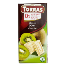 Шоколад білий без цукру з ківі Blanco Kiwi Torras 75g