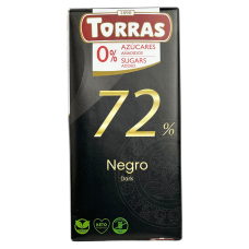 Torras без цукру темний negro 72% 75g