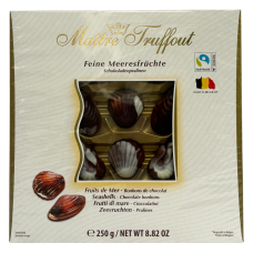 Шоколадні цукерки ракушки Fine Meeresfruchte Maitre Truffout 250g