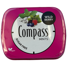 Драже освіжаючі Ягоди без цукру Wild Berry Compass