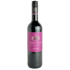 Вино безалкогольне червоне напівсухе Merlot Carl Jung 0.75l