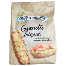 Сухарі цільнозернові Granetti integrali Mulino Bianco Barilla 280g