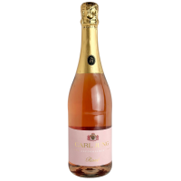 Вино безалкогольне ігристе сухе рожеве  Rose Carl Jung 0.75l