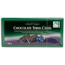 Шоколадні пластини з смородиною Chocolate Thins Cassis 200g