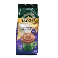 Капучино шоколадне з додаванням горіху Мілка Choko cappuccino type choco nuss Milka Jacobs