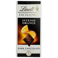 Шоколад темний з апельсином Lindt Excellence Intense orange 100g