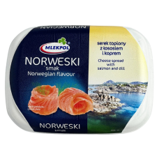 Плавлений сир з лососем та кропом Norweski Mlekpol 150g