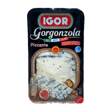 Сир горгондзола з блакитною пліснявою Gorgonzola piccante Igor 200g