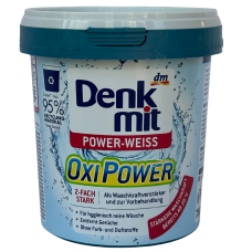 Порошок-плямовивідник для білих речей Denk mit Power-weiss Oxi Power 750g