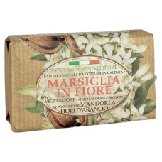 Мило тверде мигдаль і апельсиновий цвіт Mandorla fiori d'arancio Marsiglia in Fiore 125g